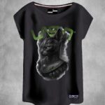Camiseta De Mujer Lasal Bastet Negro1 Nodrama