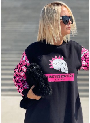 Vestido Neon Skull2 Noc The Brand Nodrama