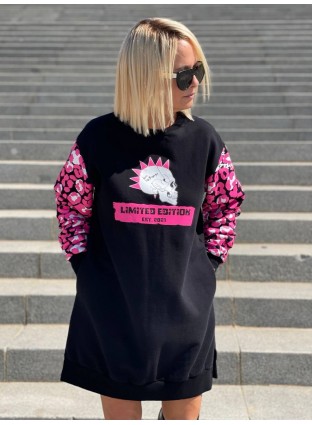 Vestido Neon Skull2 Noc The Brand Nodrama