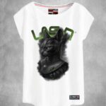 Camiseta De Mujer Lasal Bastet Blanco Nodrama