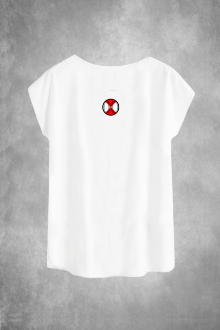 Camiseta De Mujer Lasal Bastet Blanco Nodrama