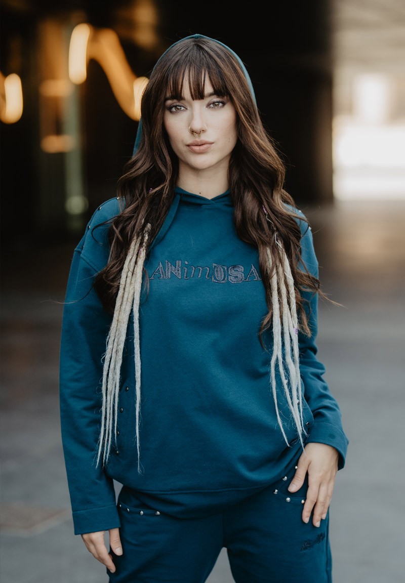 Sudadera Animosa Punk Nodrama