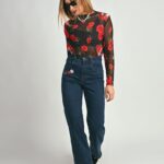 Camiseta Tul Rosas Aire Retro Nodrama