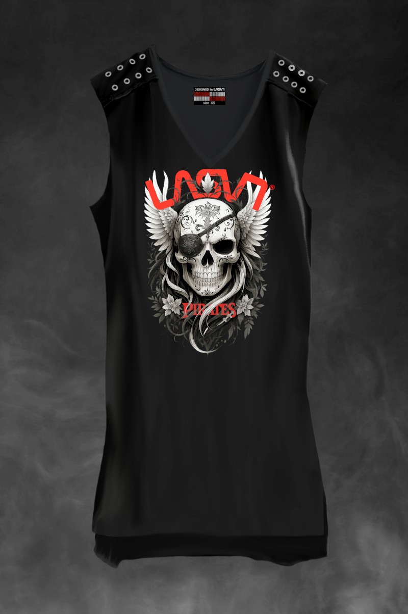 Vestido De Mujer Lasal Patch Negro Nodrama Valladolid