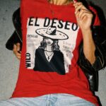 Camiseta Roja Deseo Aire Retro Nodrama2 Valladolid
