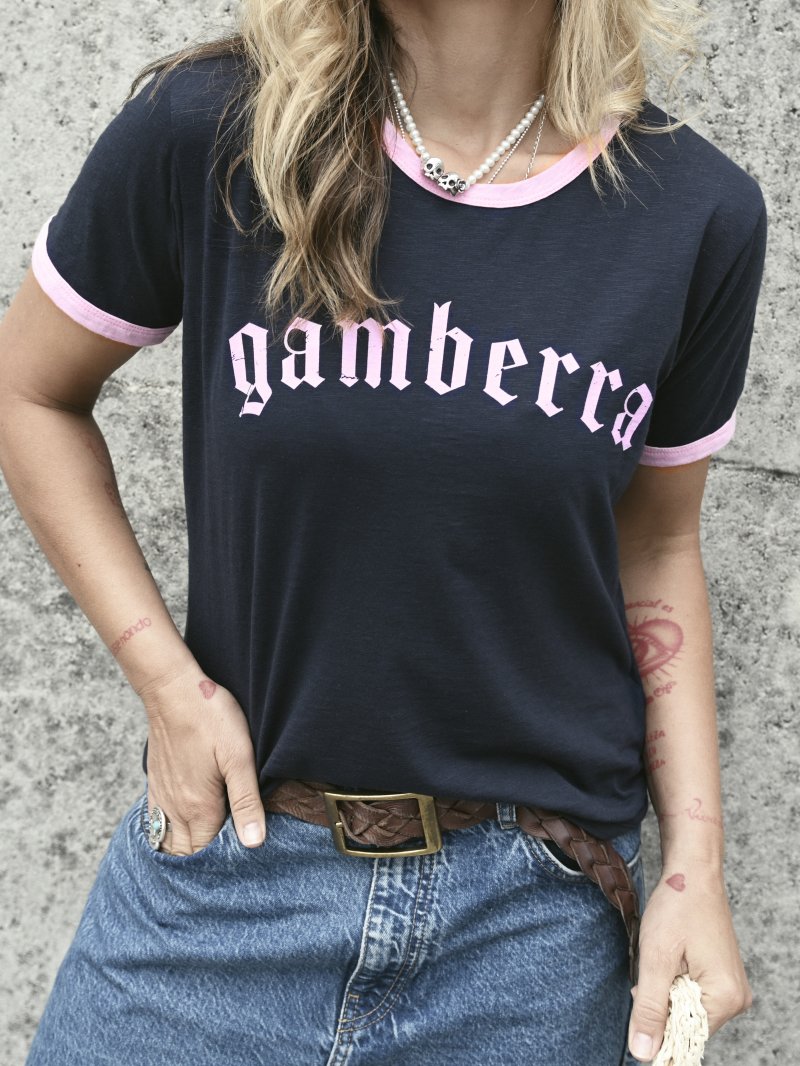 Camiseta Gamberra Azul Aire Retro1 Nodrama Valladolid