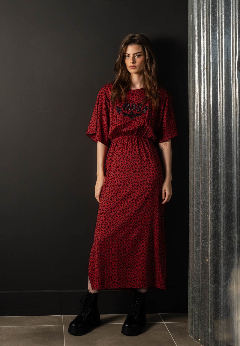 Vestido Animal Print Amour Animosa Valladolid Nodrama