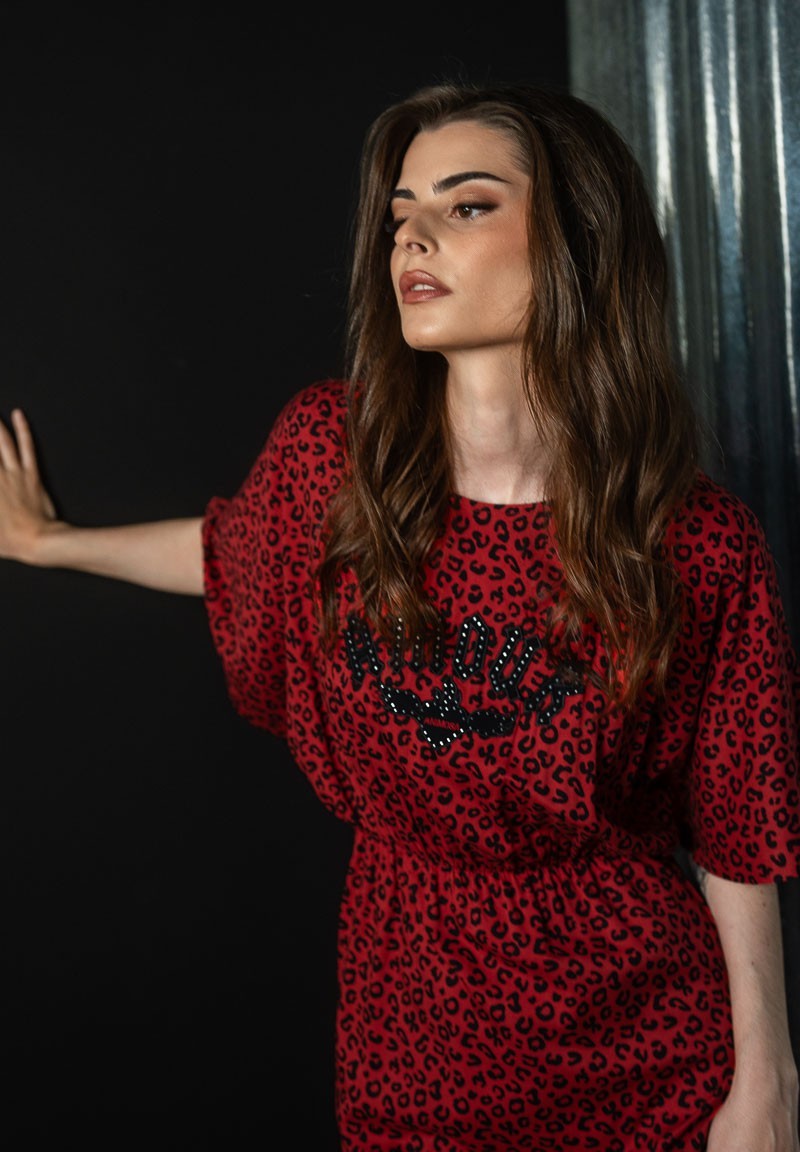 Vestido Animal Print Amour Animosa Valladolid Nodrama