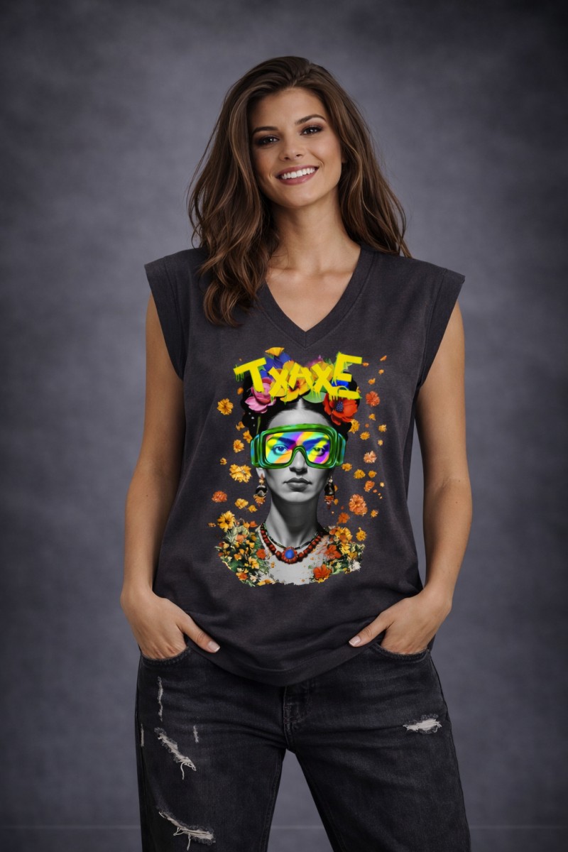 Camiseta De Mujer Con Hombreras LaSal Valladolid Nodrama