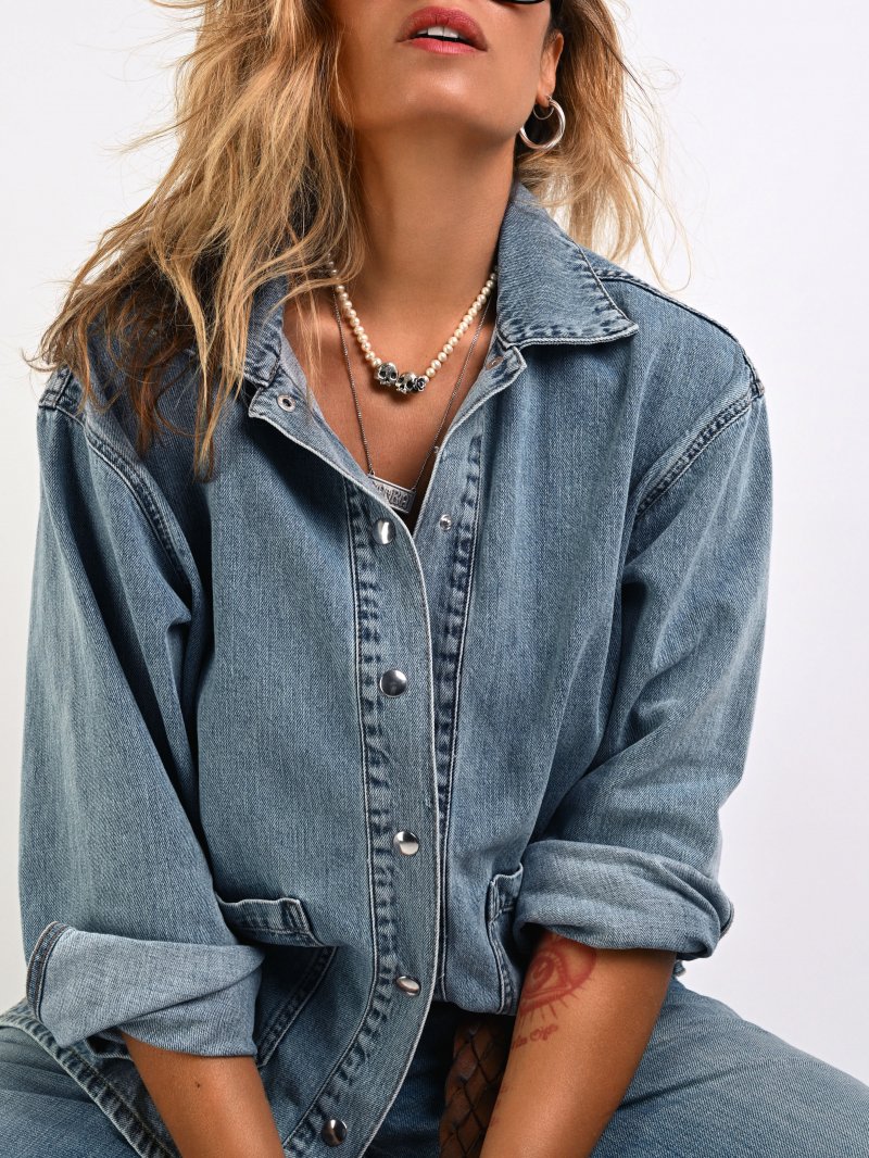 Aire Retro Chaqueta Denim Valladolid Nodrama